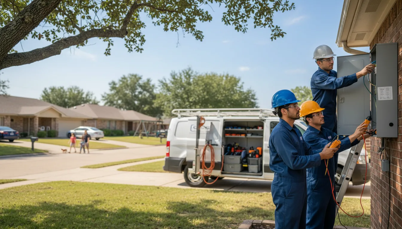 Certified electrician providing emergency electrical services in Humboldt, IL